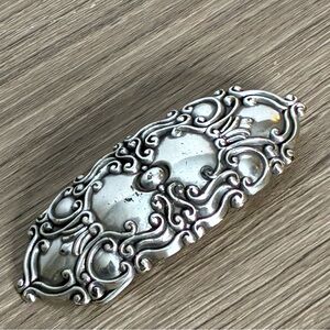 Vintage Intricate Silver Belt Buckle